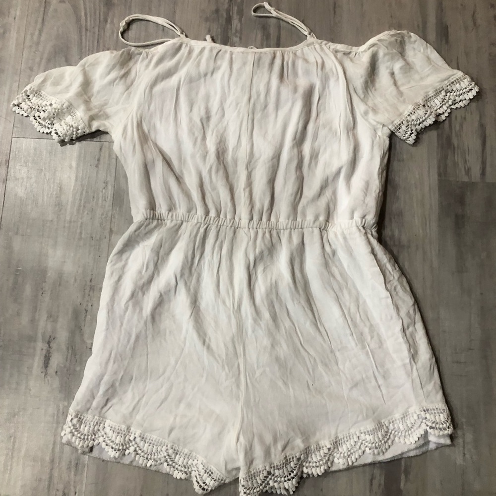 All White Romper - Picture 2 of 8